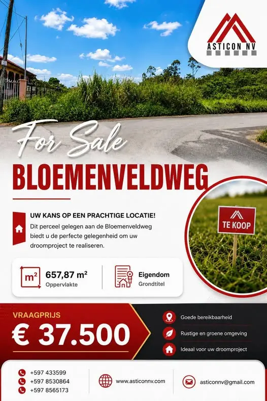 Foto van Bloemenveldweg