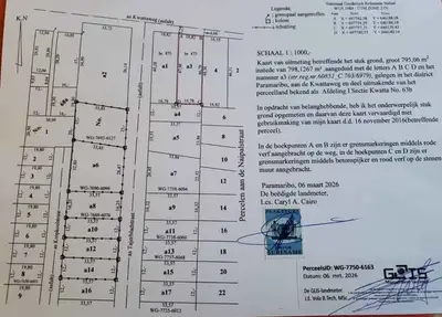 Perceelkaart van Kwattaweg