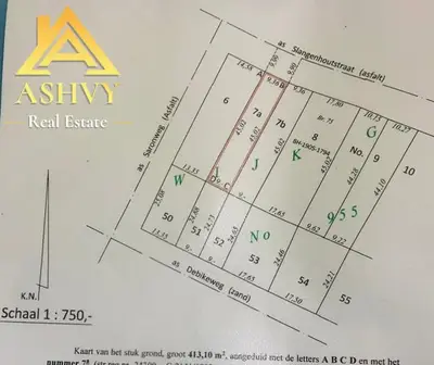 Perceelkaart van Slangenhoutstraat