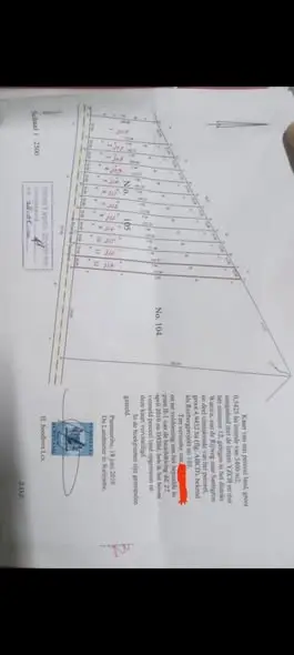 Perceelkaart van Tangibaweg