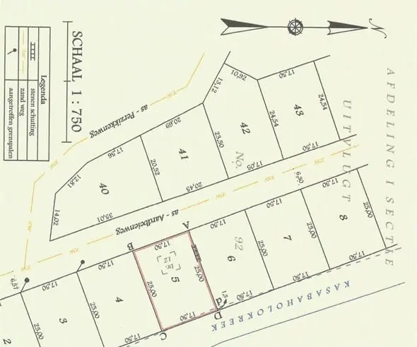 Perceelkaart van Aardbeienweg