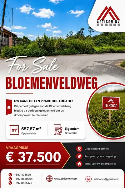 Foto van Bloemenveldweg