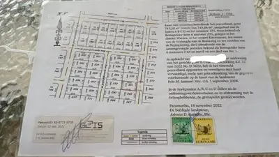 Perceelkaart van Peprepingweg