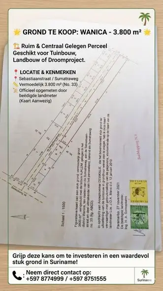 Perceelkaart van Sebastiaanstraat